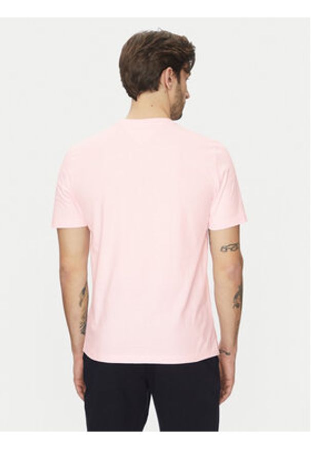 TOMMY HILFIGER - Tommy Hilfiger T-Shirt Essential MW0MW39249 Różowy Regular Fit. Kolor: różowy. Materiał: bawełna
