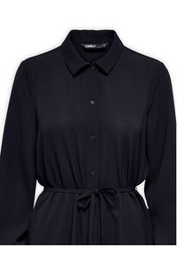 only - ONLY Sukienka koszulowa Nova 15241890 Czarny Regular Fit. Kolor: czarny. Materiał: wiskoza. Typ sukienki: koszulowe #6