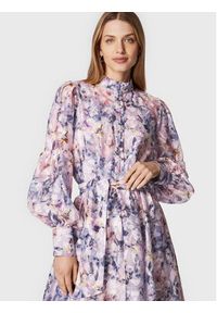 Bruuns Bazaar Sukienka koszulowa Scilla BBW3052 Fioletowy Regular Fit. Kolor: fioletowy. Materiał: bawełna. Typ sukienki: koszulowe #3