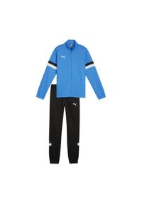 Puma - Dres Dziecięcy/dziecięcy Team Rise. Okazja: na uczelnię. Kolor: czarny, niebieski, wielokolorowy. Materiał: dresówka