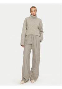 Marella Spodnie materiałowe Afona 2423136015 Beżowy Wide Leg. Kolor: beżowy. Materiał: syntetyk #6