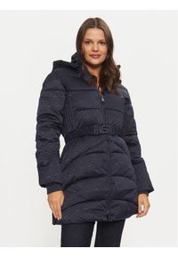 Guess Płaszcz zimowy Seline W4BL58 WGL72 Granatowy Regular Fit. Kolor: niebieski. Materiał: syntetyk. Sezon: zima