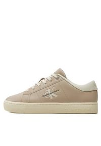 Calvin Klein Jeans Sneakersy Classic Cupsole Lowlaceup Lth Wn YW0YW01444 Beżowy. Kolor: beżowy. Materiał: skóra #5