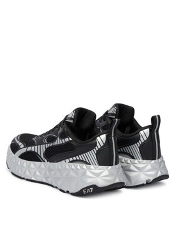 EA7 Emporio Armani Sneakersy X8X238 XK431 MC026 Czarny. Kolor: czarny. Materiał: materiał