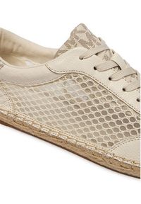 MICHAEL Michael Kors Sneakersy Ollie 43S6SCFS2D Beżowy. Kolor: beżowy. Materiał: skóra #3