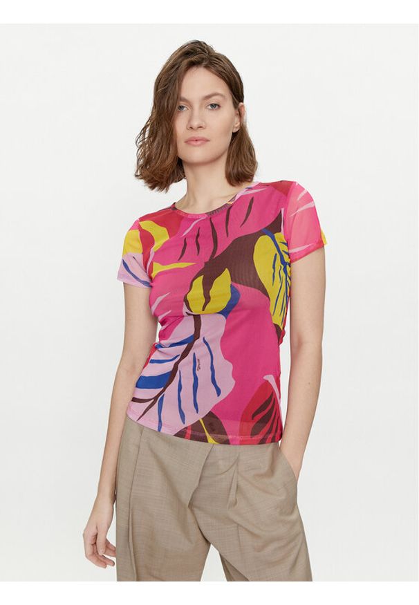 Marella T-Shirt Zulia 2413971014 Kolorowy Regular Fit. Materiał: syntetyk. Wzór: kolorowy