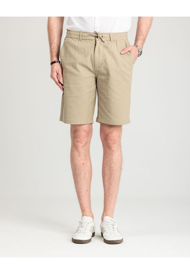 MARCUS - Męskie Spodenki Marcus Brad Shorts Sand Rock 19-200239-6083. Styl: rockowy