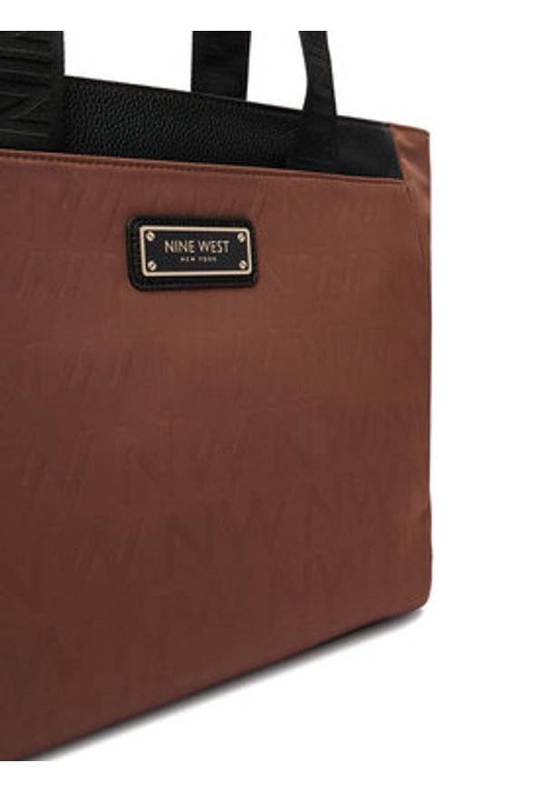 Nine West Torebka CEO-Brielle-LA374-4705 Brązowy. Kolor: brązowy