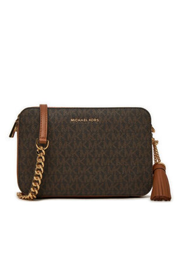 MICHAEL Michael Kors Torebka Crossbodies 32F8GF5M2B Bordowy. Kolor: brązowy. Materiał: skórzane