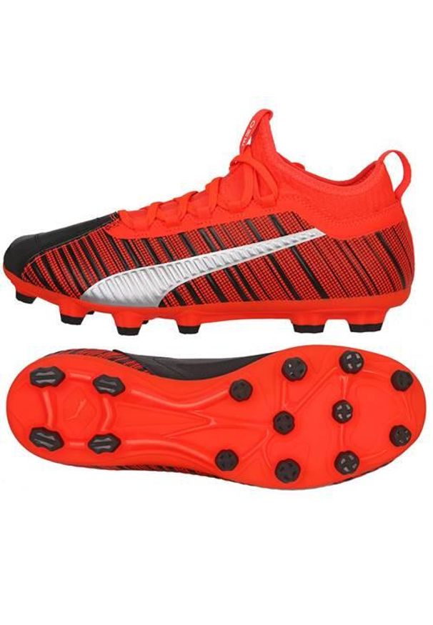 Buty piłkarskie męskie Puma One 53 HG. Zapięcie: sznurówki. Kolor: czerwony, wielokolorowy. Materiał: materiał, syntetyk. Szerokość cholewki: normalna. Sport: piłka nożna