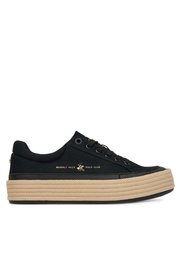 Sneakersy Beverly Hills Polo Club. Kolor: czarny