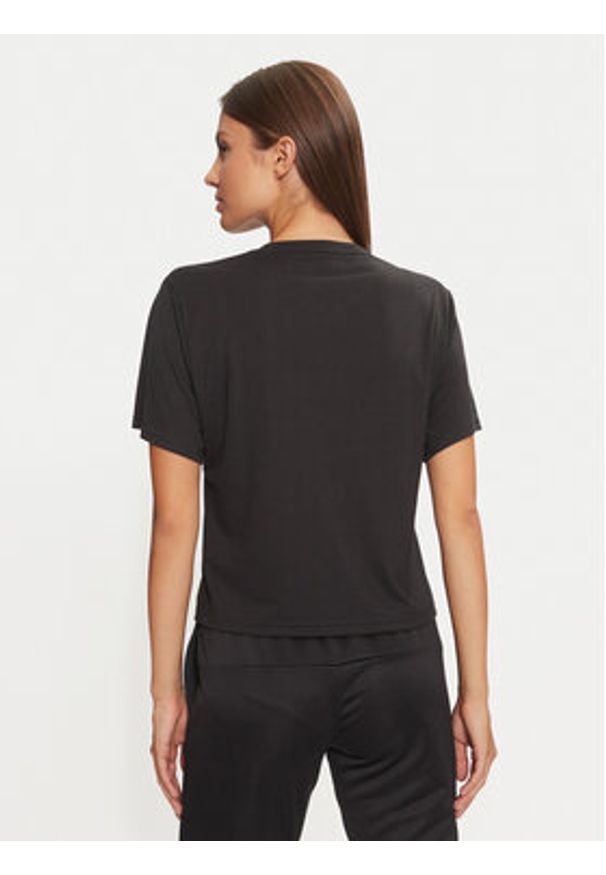 Adidas - adidas Koszulka techniczna Train Essentials Big Logo JG8614 Czarny Regular Fit. Kolor: czarny. Materiał: syntetyk