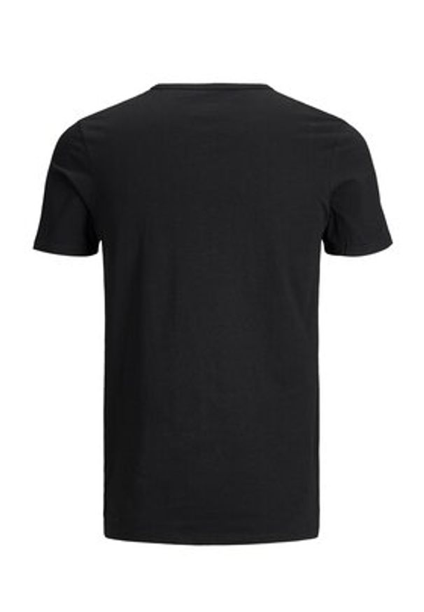 Jack & Jones Komplet t-shirtów Basic 12133914 Czarny Slim Fit. Kolor: czarny. Materiał: bawełna