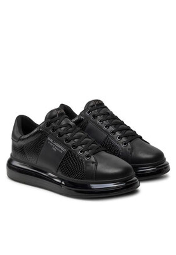 Karl Lagerfeld - KARL LAGERFELD Sneakersy KL52626 Czarny. Kolor: czarny. Materiał: skóra