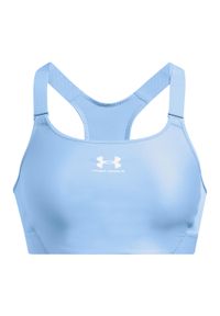 Biustonosz treningowy Under Armour HeatGear Armour High. Kolor: niebieski