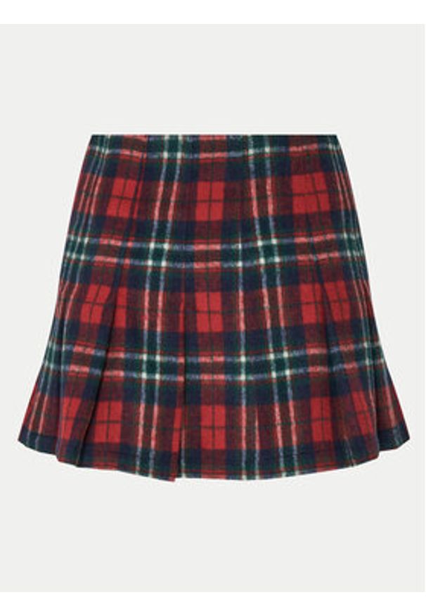 Tommy Jeans Spódnica mini DW0DW21249 Czerwony Regular Fit. Kolor: czerwony. Materiał: syntetyk