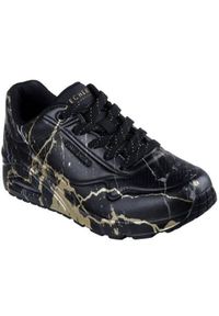 skechers - Buty do chodzenia damskie Skechers Street Uno. Kolor: wielokolorowy. Materiał: materiał, syntetyk. Szerokość cholewki: normalna. Sport: turystyka piesza