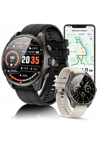 JG Smart - Smartwatch Męski Zegarek Menu PL GPS Amoled Rozmowy Wodoodpony 5ATM 670mAh. Rodzaj zegarka: smartwatch #1