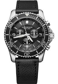 VICTORINOX - Zegarek Victorinox Zegarek męski Victorinox 241864 czarny. Kolor: czarny #1