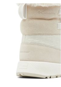 columbia - Columbia Śniegowce Slopeside Peak Luxe 2104991 Écru. Materiał: zamsz, skóra #5