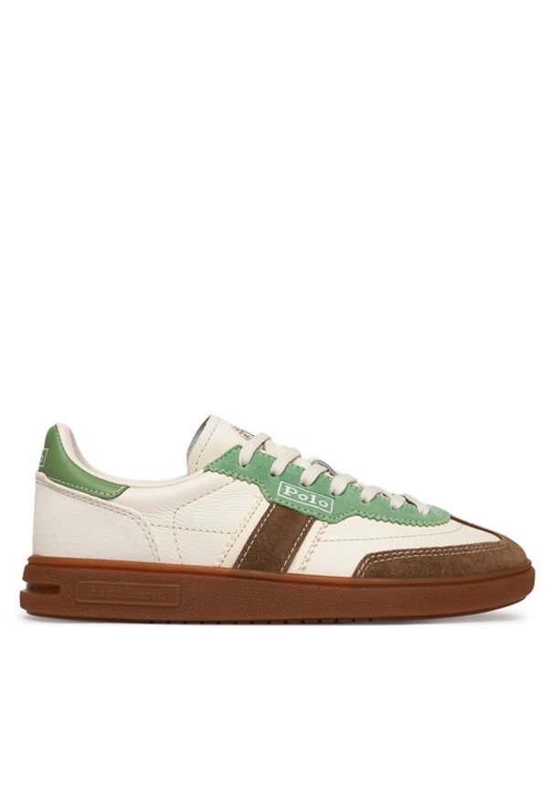 Polo Ralph Lauren Sneakersy 804P04920003 Écru. Materiał: skóra, zamsz