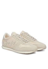 BOSS Sneakersy Levon 50569298 Beżowy. Kolor: beżowy. Materiał: materiał #6
