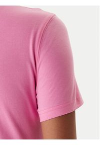 Versace Jeans Couture T-Shirt 80HAHT02 CJ03T Różowy Slim Fit. Kolor: różowy. Materiał: bawełna #3