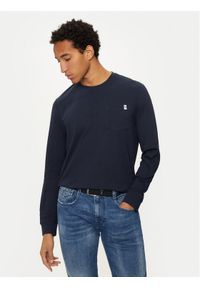 U.S. Polo Assn. Longsleeve MUP2275 Granatowy Regular Fit. Typ kołnierza: polo. Kolor: niebieski. Materiał: bawełna. Długość rękawa: długi rękaw #1