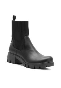 DeeZee Botki WS5575-05 Czarny. Kolor: czarny. Materiał: materiał #5
