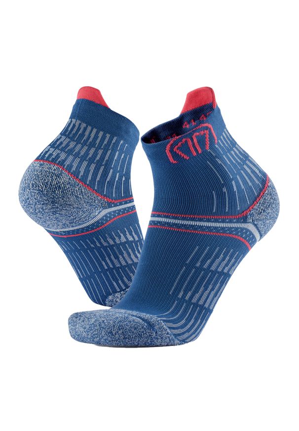 SIDAS - Skarpety do biegania kobieta Sidas Run Anatomic Comfort Lady wysokosc kostki. Kolor: wielokolorowy, różowy, niebieski. Sport: bieganie