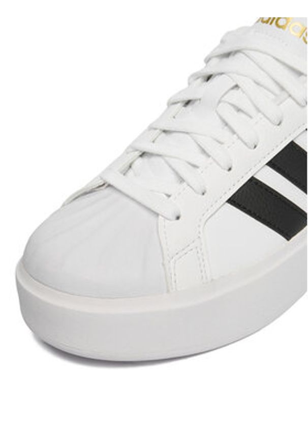 Adidas - adidas Sneakersy CEO-STREETTALK BOLD KJ3856 Biały. Kolor: biały. Materiał: skóra