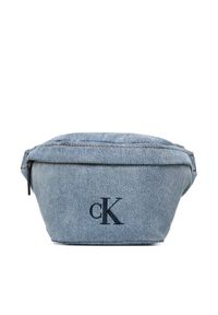 Calvin Klein Saszetka nerka Ckj Denim Waistbag LV04G3149G Błękitny. Kolor: niebieski. Materiał: materiał
