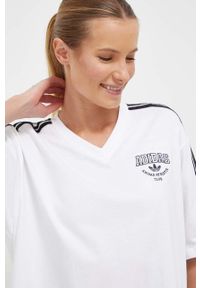 adidas Originals t-shirt bawełniany kolor biały. Kolor: biały. Materiał: bawełna #5
