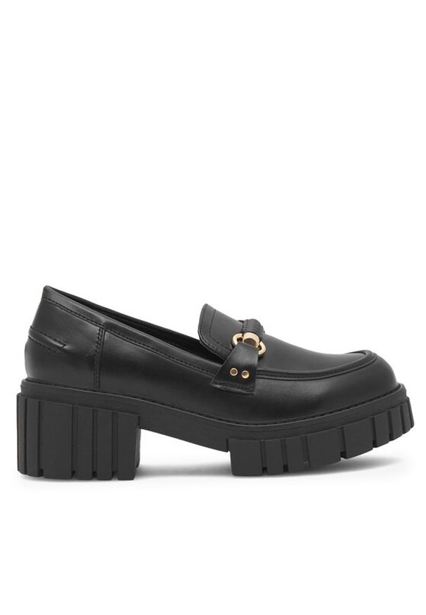 DeeZee Loafersy INGE WS5785-19 Czarny. Kolor: czarny. Materiał: skóra