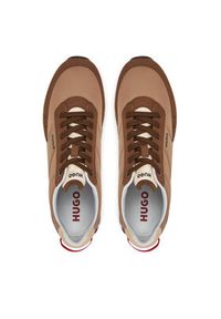 Hugo - HUGO Sneakersy Icelin 50548502 Beżowy. Kolor: beżowy. Materiał: materiał #4