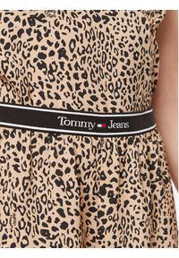 Tommy Jeans Piżama UW0UW04766 Brązowy Regular Fit. Kolor: brązowy. Materiał: syntetyk #2
