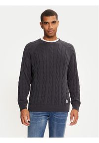 Pepe Jeans Sweter Camdem PM702455 Granatowy Regular Fit. Kolor: niebieski. Materiał: bawełna