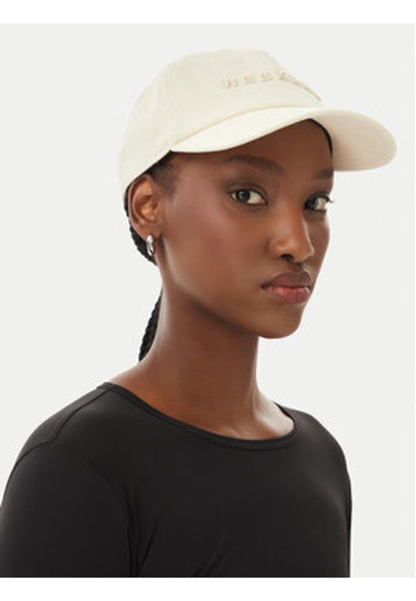 Weekend Max Mara Czapka z daszkiem Afalco 2615571034 Beżowy. Kolor: beżowy. Materiał: bawełna