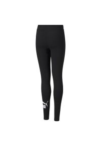 Legginsy dla dzieci Puma ESS Logo Leggings czarne. Kolor: czarny