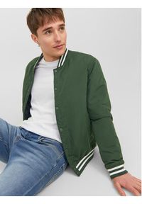Jack & Jones - Jack&Jones Kurtka bomber 12243232 Zielony Regular Fit. Kolor: zielony. Materiał: syntetyk #7