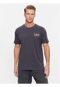 Lee T-Shirt 112342480 Granatowy Regular Fit. Kolor: niebieski. Materiał: bawełna
