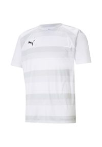 Koszulka męska Puma teamVISION Jersey. Kolor: biały. Materiał: jersey. Sport: piłka nożna