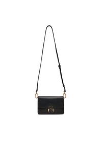 TOMMY HILFIGER - Tommy Hilfiger Torebka Pushlock Leather Small Crossover AW0AW15227 Czarny. Kolor: czarny #4