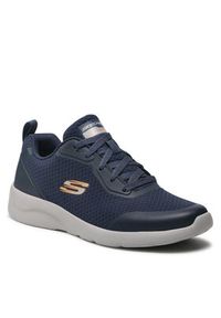 skechers - Skechers Sneakersy Full Pace 232293/NVY Granatowy. Kolor: niebieski. Materiał: mesh, materiał