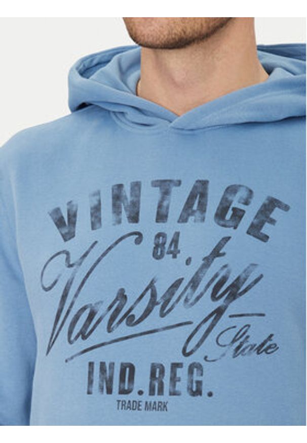 Blend Bluza 20717993 Niebieski Regular Fit. Kolor: niebieski. Materiał: syntetyk