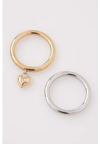 Calvin Klein pierścionki 2-pack. Kolor: złoty #3