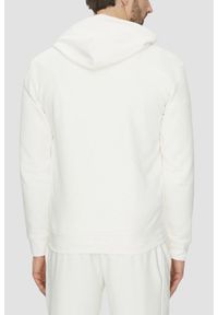 Guess - GUESS Biała bluza męska Aldwin, Rozmiar XL. Okazja: na co dzień. Kolor: biały. Materiał: materiał, bawełna, poliester. Długość rękawa: długi rękaw. Długość: długie. Styl: casual, klasyczny #2