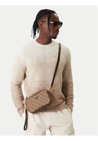 Guess Saszetka HMMILO P6150 Brązowy. Kolor: brązowy. Materiał: skóra #4