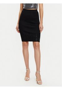 Guess Spódnica ołówkowa W5RD83 Z2Y50 Czarny Slim Fit. Kolor: czarny. Materiał: syntetyk #1