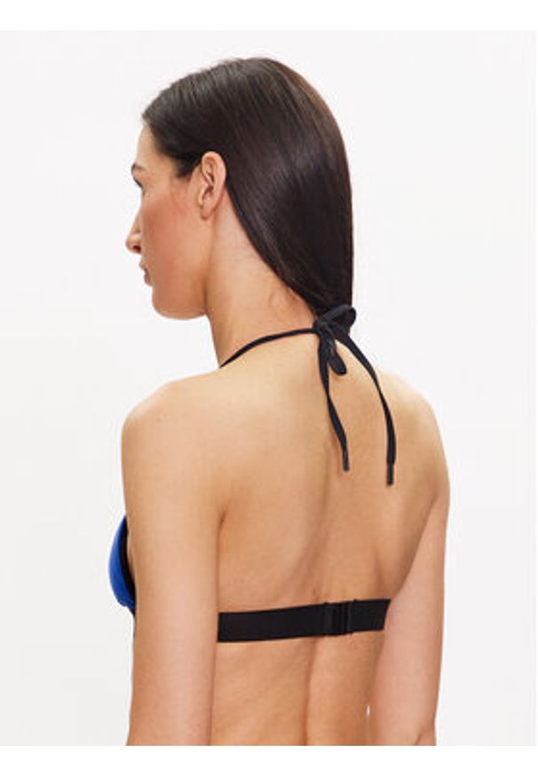 Karl Lagerfeld - KARL LAGERFELD Góra od bikini 230W2234 Niebieski. Kolor: niebieski. Materiał: syntetyk